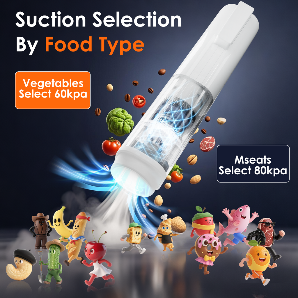 Natupo Handheld Vacuum Sealer Kit, Cordless Vacuum Sealer with 30 Reusable Seal Bags