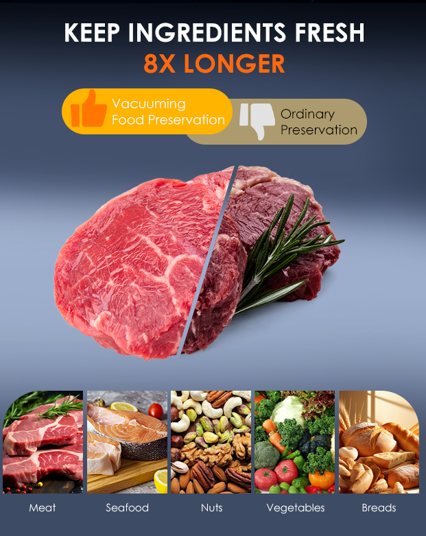 Natupo Medium Vacuum Zipper Bags, 30 Count