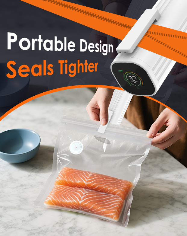 Natupo Medium Vacuum Zipper Bags, 30 Count